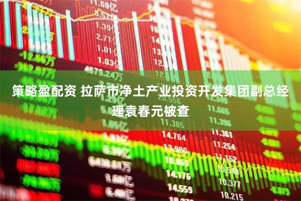 策略盈配资 拉萨市净土产业投资开发集团副总经理袁春元被查